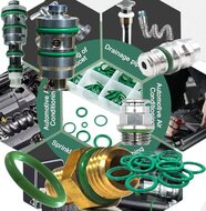 420 delig temperatuur bestendige&nbsp;o-ringen assortiment - groene&nbsp;afdichtingsringen - hitte bestendige o ringen - af