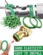 420 delig temperatuur bestendige&nbsp;o-ringen assortiment - groene&nbsp;afdichtingsringen - hitte bestendige o ringen - af