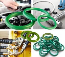 420 delig temperatuur bestendige&nbsp;o-ringen assortiment - groene&nbsp;afdichtingsringen - hitte bestendige o ringen - af