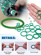 270 delige hitte bestendige o-ringen set - o ringen - afdichtingsring - rubberring - airco afdichtingsringen