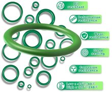 270 delige hitte bestendige o-ringen set - o ringen - afdichtingsring - rubberring - airco afdichtingsringen