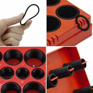 419 delig o-ringenset - o ringen - 32 maten - rubber ring - afdichtingsringen - afsluitringen - o ring