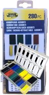 280 delige gekleurde krimpkous - krimpkousen - beschermkous - thermische beschermmantel - krimpsok - heatshrink