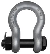 8.5 Ton 28mm harpsluiting met moerbout en splitpen - zwaar uitgevoerde gekeurde harp sluiting - wll 8500 kg hijsoog&nbsp;