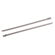 metalen kabelbinders 4.6x300mm - stalen bundelbandjes - 25 stuks - tiewrap - kabel binder - gmp