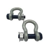 6.5 ton 25 mm harpsluiting met moerbout en splitpen - zwaar uitgevoerde harp sluting - hijsoog - wll 6500 kg ketting shackles