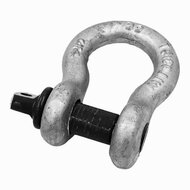 4.75 ton 22 mm harpsluiting met borstbout - gekeurde zware harp sluiting - zwaar hijsoog wll 4750 kg - trekoog