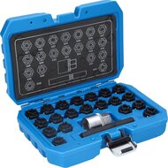 22 delige vag (de)montageset wielbouten -&nbsp;&nbsp;wielmoer slotbouten set - losmaakset borgbouten - anti diefstal bouten