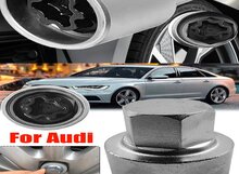 22 delige audi wielboutslot doppen - wielmoer slot sleutel set - anti wielbout demontage dop - speciale velgen dop - velgslotdo