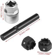22 delige audi wielboutslot doppen - wielmoer slot sleutel set - anti wielbout demontage dop - speciale velgen dop - velgslotdo
