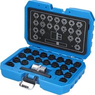 22 delige audi wielboutslot doppen - wielmoer slot sleutel set - anti wielbout demontage dop - speciale velgen dop - velgslotdo