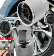 22 delige audi wielboutslot doppen - wielmoer slot sleutel set - anti wielbout demontage dop - speciale velgen dop - velgslotdo