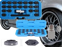 22 delige bmw anti dieftal velgen doppen - slotboutdop - velgenslot doppen - velgslot - wielbout dop