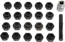 22 delige bmw anti dieftal velgen doppen - slotboutdop - velgenslot doppen - velgslot - wielbout dop