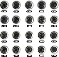 22 delige bmw anti dieftal velgen doppen - slotboutdop - velgenslot doppen - velgslot - wielbout dop