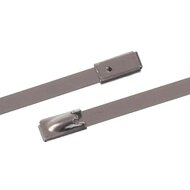 metalen kabelbinders 4.6x300mm - stalen bundelbandjes - 25 stuks - tiewrap - kabel binder - gmp