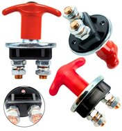2000 ampere 12 / 24 volt hoofdstroom schakelaar - noodschakelaar - powerswitch - batterij isolator - accuhoofdschakelaar