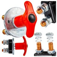 2000 ampere 12 / 24 volt hoofdstroom schakelaar - noodschakelaar - powerswitch - batterij isolator - accuhoofdschakelaar