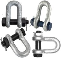 1 ton 11 mm zware d sluiting met moerbout en splitpen - veilige kettingsluiting - schakelsluitging wll 1000 kg - treksluiting