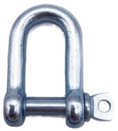 16 mm verzinkte d sluiting met borstbout - kettingsluiting - schakelsluiting - treksluiting - koppelsluiting