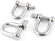 16 mm verzinkte d sluiting met borstbout - kettingsluiting - schakelsluiting - treksluiting - koppelsluiting