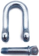 16 mm verzinkte d sluiting met borstbout - kettingsluiting - schakelsluiting - treksluiting - koppelsluiting