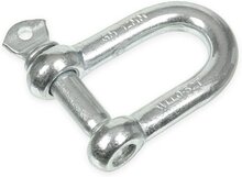 16 mm verzinkte d sluiting met borstbout - kettingsluiting - schakelsluiting - treksluiting - koppelsluiting