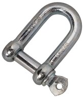16 mm verzinkte d sluiting met borstbout - kettingsluiting - schakelsluiting - treksluiting - koppelsluiting