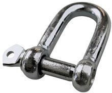 16 mm verzinkte d sluiting met borstbout - kettingsluiting - schakelsluiting - treksluiting - koppelsluiting