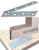 8x verbindingsplaat 100x15&nbsp;- montagestrip&nbsp;- verstevigingsplaat - montagestrip - montageplaat - staalstrip