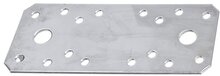 2x verbindingsplaat 135 x 55 x 2,5 mm - koppelplaat - verstevigingsplaat - ijzerplaat - montageplaat - schetsplaat - constructi