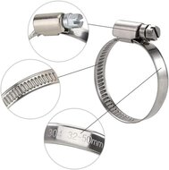 100 tot 120mm 12 mm breed slangklem rvs - wormschroefklem - wormwielklem - bandklem - knijpklem