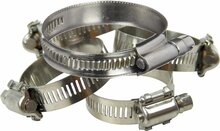 30 tot 45mm&nbsp;12 mm breed slangklem rvs - wormschroefklem - wormwielklem - bandklem - knijpklem