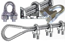 13 mm&nbsp;verzinkt staaldraadklem - staalkabelklem - kabelklem - draadklem - persklem - beugelklem - draadzadelklem