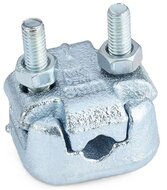6 mm verzinkte staaldraadklem type deka - draadklem - staalkabelklem - persklem - kabelklem