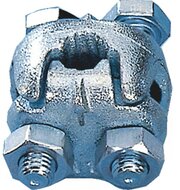 6 mm verzinkte staaldraadklem type deka - draadklem - staalkabelklem - persklem - kabelklem