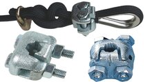 6 mm verzinkte staaldraadklem type deka - draadklem - staalkabelklem - persklem - kabelklem