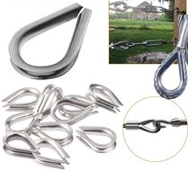6 mm&nbsp;staaldraadkous - draadkous - kabelkous - staalkabelkous - beschremingkous&nbsp;- veiligheidskabelkous