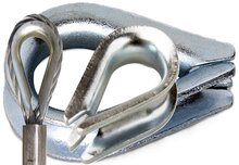 6 mm&nbsp;staaldraadkous - draadkous - kabelkous - staalkabelkous - beschremingkous&nbsp;- veiligheidskabelkous