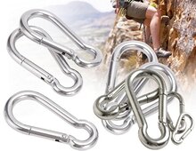 8 mm x 80 mm karabijnhaak - musketonhaak - carabiner - werkhaak - karabijn haak - veiligheidshaak - festonhaak
