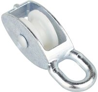 7 mm diameter kabel 230&nbsp;kg belasting katrol nylon - kabelkrol - draadkabelblok - hangkatrol - geleide wiel 
