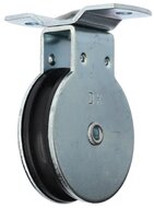 40 mm katrol 6.5mm diameter kabel - katrol met voetplaat - geleidekatrol - staandekatrol - hangende katrollen