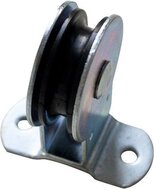 50 mm katrol 6.5mm diameter kabel - katrol met voetplaat - geleidekatrol - staandekatrol - hangende katrollen