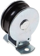 50 mm katrol 6.5mm diameter kabel - katrol met voetplaat - geleidekatrol - staandekatrol - hangende katrollen