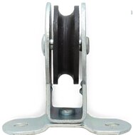 50 mm katrol 6.5mm diameter kabel - katrol met voetplaat - geleidekatrol - staandekatrol - hangende katrollen