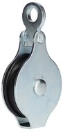 50 mm 6,5 mm diameter kabel hijskatrol - hangkatrol aan oog - trekkatrol - geleide katrol - kabelkatrol - katrollen