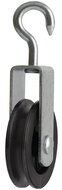 50 mm 11&nbsp;mm diameter hang katrol met spitste haak - hangkatrol - trekkatrol - haakkatrol - ophangkatrol - katrollen
