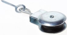 6.5mm diameter kabel markieskatrol met schroefoog&nbsp;32 mm - katrol - markies katrol - geleidekatrol - hijskatrol - katroll