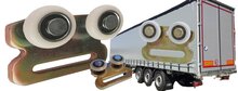 16 mm schuifrail roller&nbsp;- hangroller voor schuifzeil van een vrachtwagentrailer&nbsp;- looprollen voor een zeil - roll