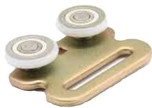 16 mm schuifrail roller&nbsp;- hangroller voor schuifzeil van een vrachtwagentrailer&nbsp;- looprollen voor een zei